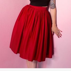 Red Vixen Swing Skirt
